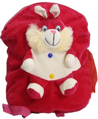 sai ji Kids Plush Backpack Cartoon Toy 5L Children's Gifts Boy/Girl/Baby/Student Bags School Bag(Red, 5 L)