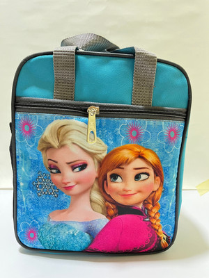 Paper Stories Blue Frozen Princess Lunch Bag for Kids Waterproof Lunch Bag(Blue, 10 L)