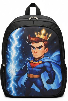 MOSU King Hero Shockwave Black Backpack Waterproof School Bag(Black, 26 L)