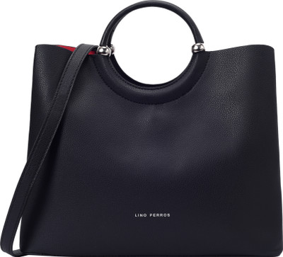 LINO PERROS LWHB02501 Shoulder Bag(Black, 8 L)