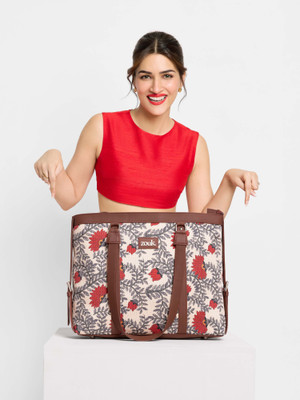 ZOUK Nawabi Couture Women's Office Bag Shoulder Bag(Red, 5 L)