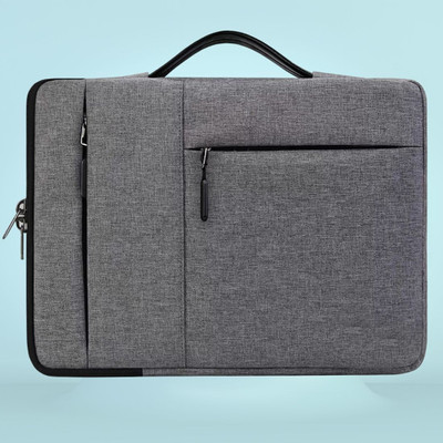 Adveriq Laptop Sleeve Bag Case Briefcase for Notebook Computer Ultrabook MacBook Air/Pro Waterproof Laptop Sleeve/Cover(Grey, 15 inch)