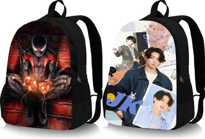 Shishtha B_DGTL-021 & DGTL-027_@@_1PC_xy Laptop Bag(Multicolor, Black)