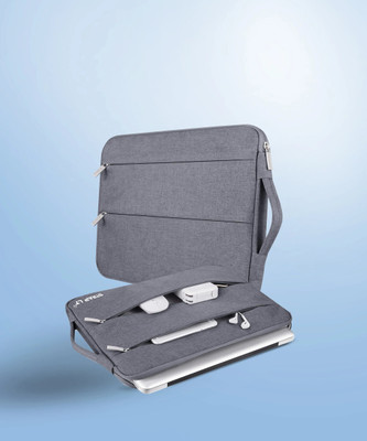 Straplt Laptop Sleeve Carrying Case 13.6-14 Inch Compatible with 14 Inch MacBook Pro,15 Inch Surface Book 3/Laptop 4,HP Pavilion,Asus Acer Samsung Chromebook,Computer Cover Bag with Handle,Grey Waterproof Laptop Sleeve/Cover(Grey, 14 inch)