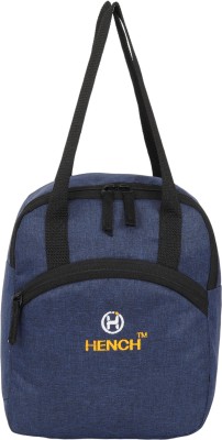 Hench Insulated Lunch Bag Travel Nylon Storage Tiffin Bag Waterproof Lunch Bag(Dark Blue, 7 L)