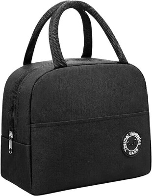 AASAISH Insulated Lunch Bag for Office School Picnic Outdoor Lunch Bag for Women, Kids Waterproof Lunch Bag(Black, 9.4 inch)