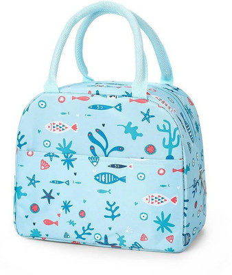TREXEE 2022101405 Waterproof Lunch Bag(Blue, 8 inch)