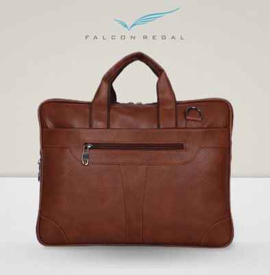 Falcon Regal Horizon Crest Waterproof Messenger Bag(Tan, 18 L)