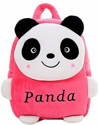 Aveek Kids School Bag Soft Plush Cartoon Baby Boys & Girls Bag 10 L Backpack 10 L Backpack(Pink)