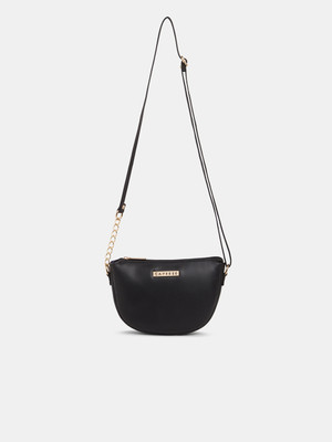 Caprese Blythe Sling Bag(Black, 1.725 L)