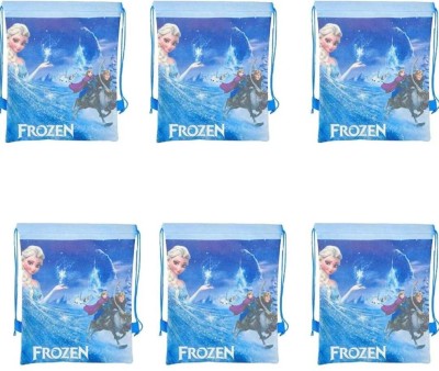 NEUF MART Frozen String Bag Set of 6 Backpack(Blue, 5 L)