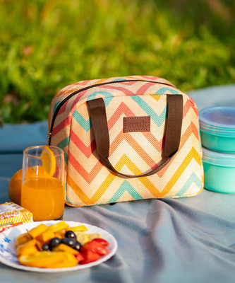 ZOUK WavBeach Lunch Bag Waterproof Lunch Bag(Multicolor, 5 L)