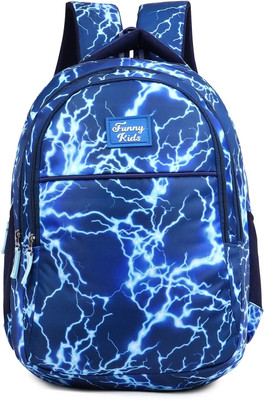 Dejan 34L School Bag for Boys, Girls, Kids, Unisex Bag, Bag, Laptop Backpack, Daypack Waterproof School Bag(Blue, 34 L)