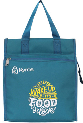 Kyros Wake Up It's Food O Clock Tifin Bag & Waterproof Lunch Bag(Multicolor, 4 L)