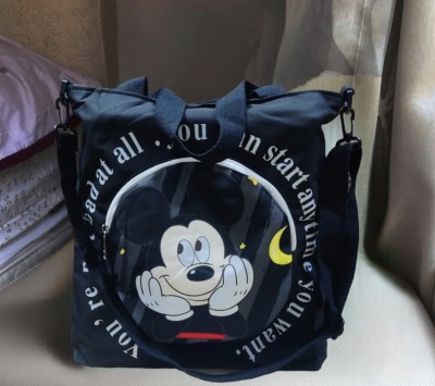 Rose Petals SHOPPING BAG / TOTE BAG / TUTION BAG / MICKEY BAG Waterproof Multipurpose Bag(Black, 3 L)