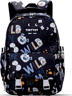 Tinytot Large 20 Inches, Unisex Bag, for Girls, kids, Boys Women College Laptop Backpack Waterproof School Bag(Black, 30 L)