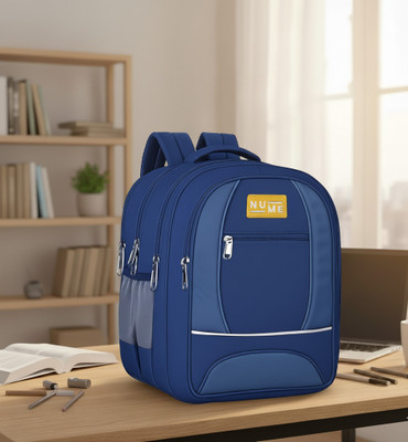 NuMe 5th to 10th Class School bag Waterproof Stylish Tuff Backpack Waterproof Backpack(Blue, 90 L)