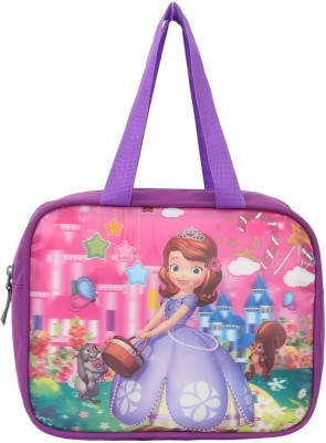 SPEND Unisex Kid's 20L Cartoon School tiffin bag, lunch bag best Stylish bag Waterproof Lunch Bag(Purple, 20 L)