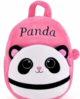 kidschoice Kids School Bag Panda Soft Plush Backpacks Cartoon Baby Boys/Girls School Bag(Pink, 38 L)