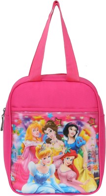 Coolest Princess Lunch Tiffin Bag For School Office Picnic Waterproof Lunch Bag(Pink, 6 L)