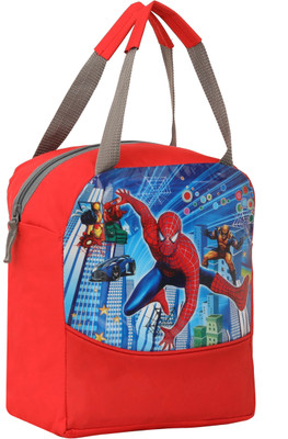 Elon SPIDERMAN Waterproof Lunch Bag(Red, 10 L)