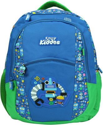 smily kiddos Smily Dual Color Backpack Blue Backpack(Blue, 15 L)