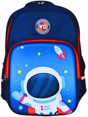 DattireFas Stylish &Trendy Astronaut Bags For Kids and LightWeight School Tuition Bag, Waterproof School Bag(Blue, 20 L)