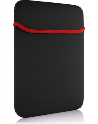 Aliens Premium Case Pouch with Reversible fits Upto MacBook Waterproof Laptop Sleeve/Cover(Black, Red, 15.6 inch)