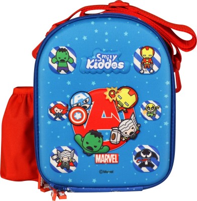 smily kiddos Hardtop lunch bag - Space theme - Red & black Lunch Bag(Blue, 5 L)