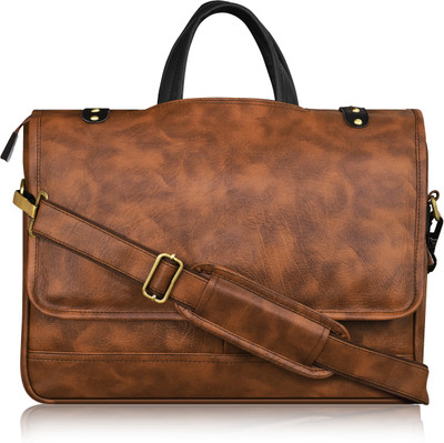 HVH WORLD Men Tan Messenger Bag