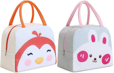 Kardiff Men & Women White, Grey Handbag(Pack of: 2)