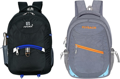 FLYSACK NS-FS009_Black & FS031_GREY Laptop Bag(Black, Grey)