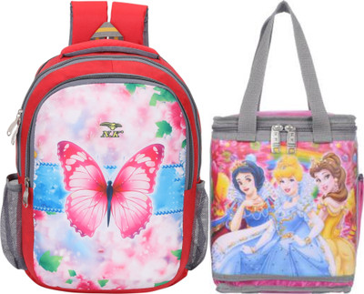 FRUZON School Bags Kids Backpack Laptop Backpack Travel Backpack For Boys & Girls Waterproof Backpack(Red, Grey, 30 L)