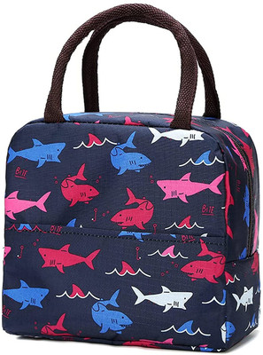 TREXEE Lunch Bag Portable Insulated Travel Tiffin Bag Thermal Insulated Cooler Waterproof Lunch Bag(Blue, 2 L)