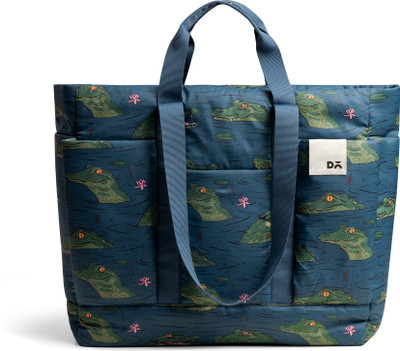 DailyObjects Idyll Tote Bag for Girls and Women Shoulder Bag(Blue, 14 inch)