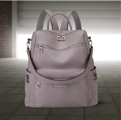 Evara Medium 25L Backpack Small 15 L Classic Backpack For Women's & Girls ( Grey ) 27 L Laptop Backpack(Grey)