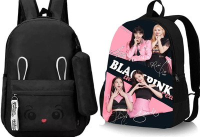Shishtha B_BLK_- BN_-1 & DGTL-028_@@_1PC_xy Laptop Bag(Black, Black)