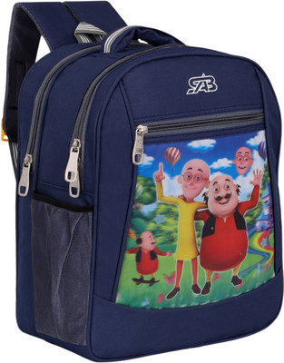 SABEmporium Super hero Digital Print School Backpack for Boys & Girls Nursery to 2nd Class Waterproof School Bag(Blue, 25 L)