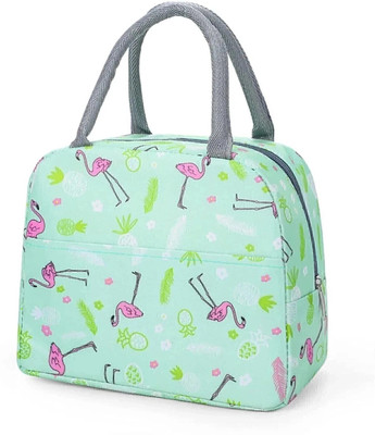 KEETLY Lunch Bag Handle Insulation Cooler Bag for Women Lunch Bag(Green, 5 L)