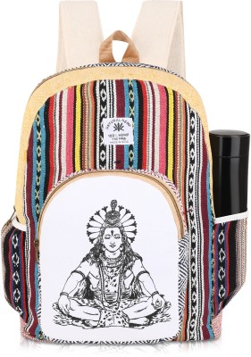 Mahaveer Collection Collage And School Backpack Shiv Ji Print Backpack 15 L Backpack(Multicolor)