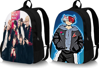 Shishtha B_DGTL-011 & HOODEI_@@_1PC_xy Laptop Bag(Multicolor, Black)