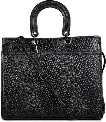 MIRRANO LUXURY Leather Bag Two Section With large Purse For Women and Girls Sling Bag(Black, 13.5 L)