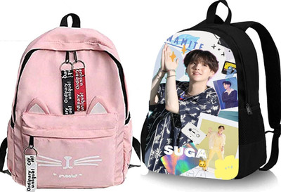 Shishtha B_CT_ PINK_-@_-1 & DGTL-026_@@_1PC_xy Laptop Bag(Pink, Black)