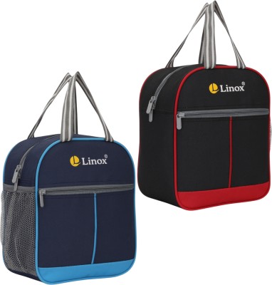 LINOX Combo lunch bag tiffinf bag Waterproof Lunch Bag(Dark Blue, Black, 12 L)