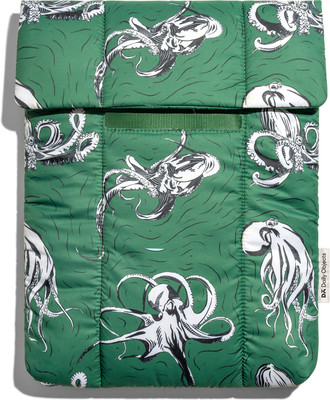 DailyObjects Siesta Sleeve Cover for Laptops/MacBook Air/Pro 13 Inch - 14 Inch Laptop Sleeve/Cover(Green, 13 inch)