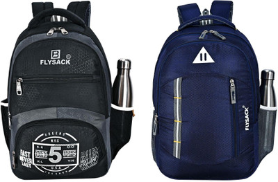 FLYSACK NS-FS008_Black & FS014_NAVY BLUE Laptop Bag(Black, Blue)