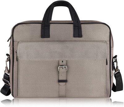 KAVRIXA Grey Color Linen fabric 10L Messenger Bag For Men KX-BG92 Waterproof Messenger Bag(Cream, 10 L)