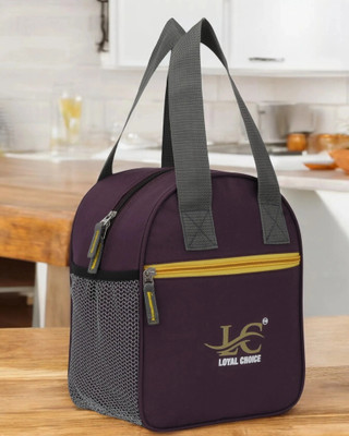 LOYAL CHOICE Unisex Trendy LunchBag for Office/College/School/Casual Waterproof Lunch Bag(Purple, 6 L)