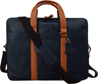 ABYS Men & Women Blue, Tan Messenger Bag