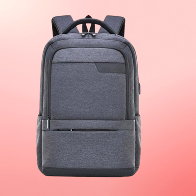 HouseOfCommon backpack school bag laptop bag office college travel backpack(S-18*12) 30 L Backpack(Black)